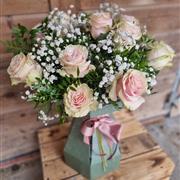 Pink or White Mixed Roses